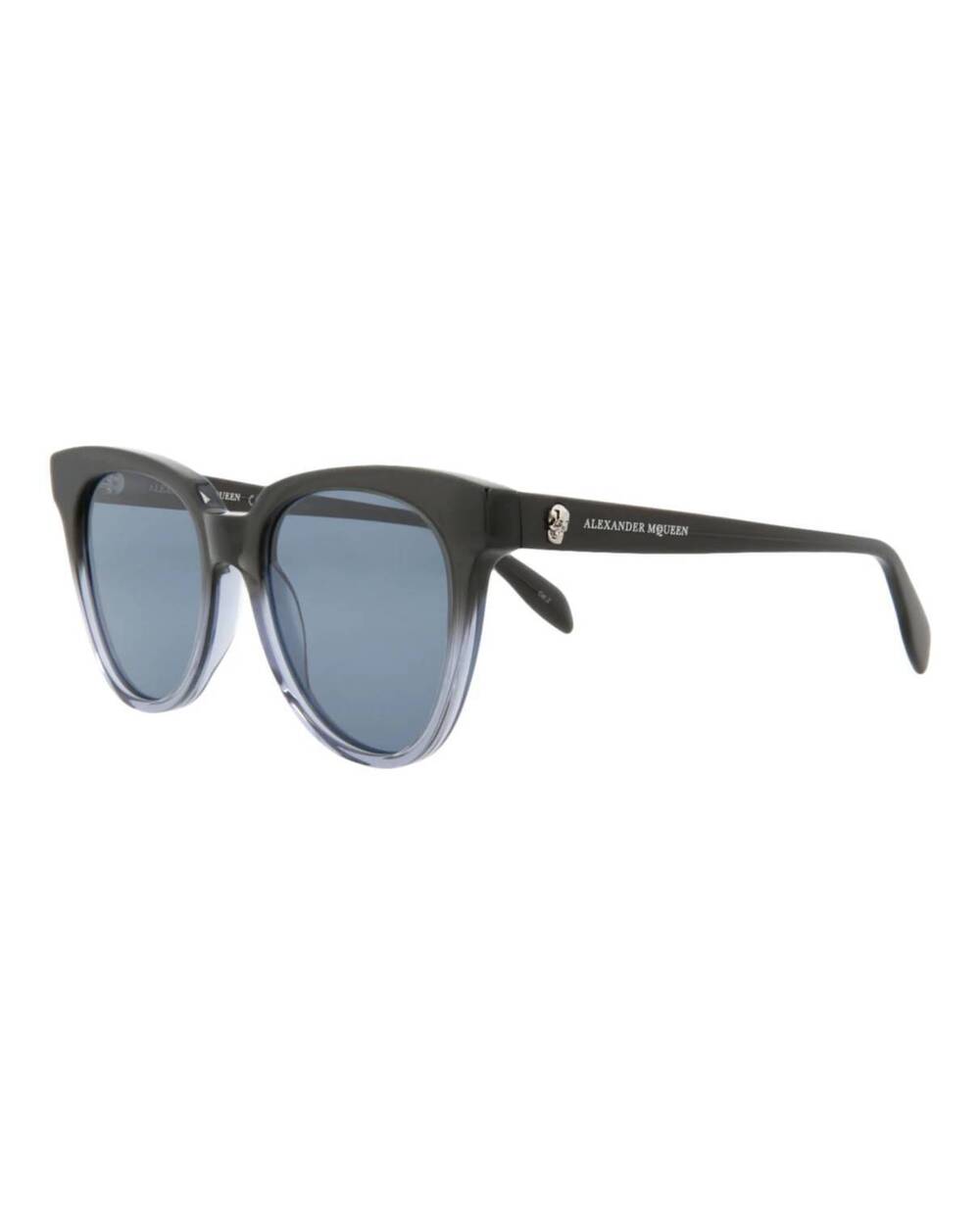 NEW ALEXANDER MCQUEEN women's cat eye-frame acetate sunglasses in black